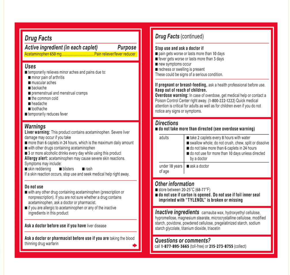 TYLENOL®8 HR Arthritis Pain Relief Tablets