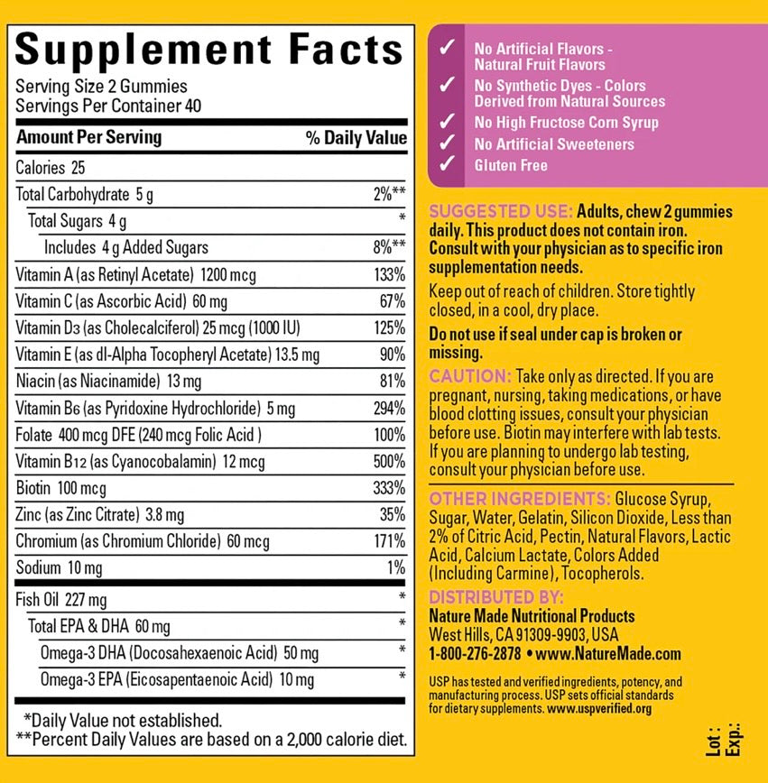 Multi + Omega 3 para ella💖