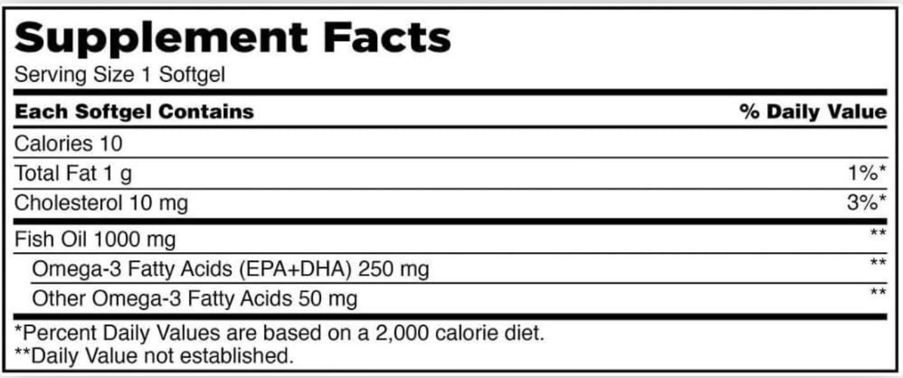 FISH OIL omega 3💪🏻